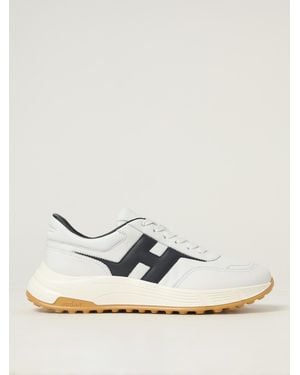 Hogan Hyperlight Leather Trainers - Natural