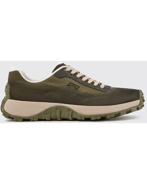 Camper Drift Trail Two-Tone Technical Fabric Trainers With Vibram Sole - Green