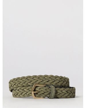 Brooksfield Woven Suede Belt - Green