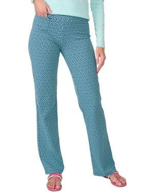 J.McLaughlin Honeycomb Carmel Pant - Blue