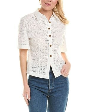 Rebecca Taylor Eyelet Blouse - White