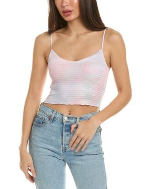 Saltwater Luxe Smocked Tank - Blue