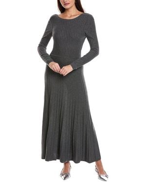 Ba&sh Jazia Wool-blend Maxi Dress - Black