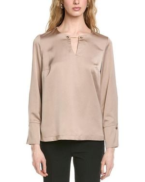 Joseph Ribkoff Long Sleeve Top - Natural