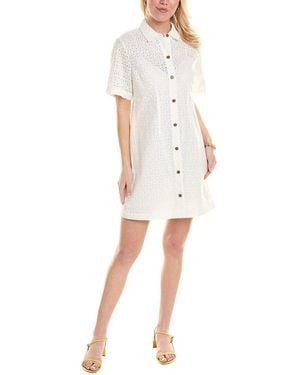 Rebecca Taylor Eyelet Shirtdress - White
