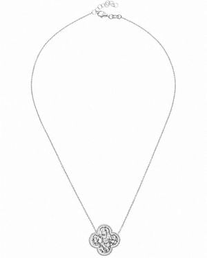 Meshmerise 18K 0.03 Ct. Tw. Diamond Necklace - White