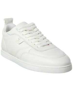 Christian Louboutin Sk Vi Leather Trainer - White