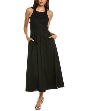 Sam Edelman Poplin Maxi Dress - Black