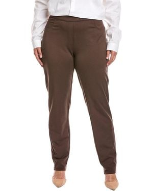 Marina Rinaldi Plus Sublime Jersey Trouser - Brown
