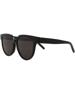 Saint Laurent Slm28F 55Mm Sunglasses - Black