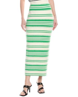 Jonathan Simkhai Teagan Midi Skirt - Green