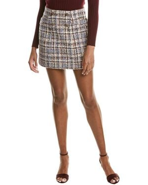 Ba&sh Wool-blend Mini Skirt - Black