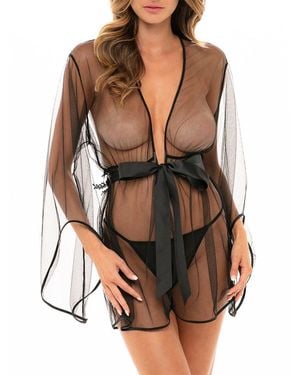 Oh La La Cheri Sydney Robe - Black