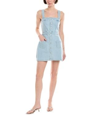 Amanda Uprichard Archie Denim Mini Dress - Blue