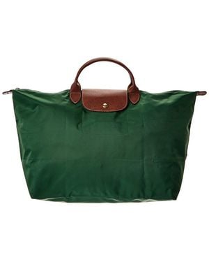 Longchamp Le Pliage Canvas Tote - Green