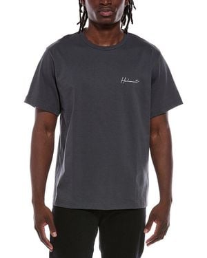 Helmut Lang Handwritten T-Shirt - Blue