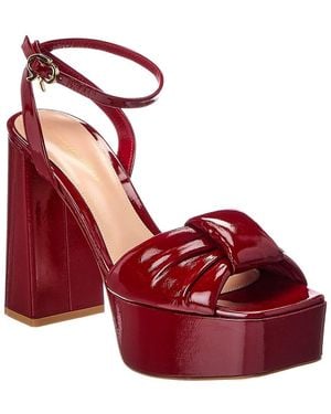 Gianvito Rossi 114 Patent Sandal - Red