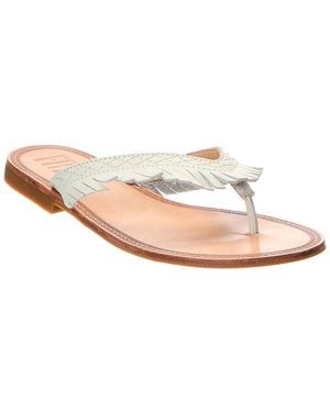 Frye Ava Fringe Leather Sandal - Pink
