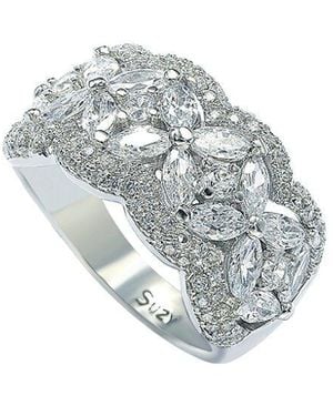 Suzy Levian CZ Jewelry Suzy Levian Silver Cz Ring - Multicolour