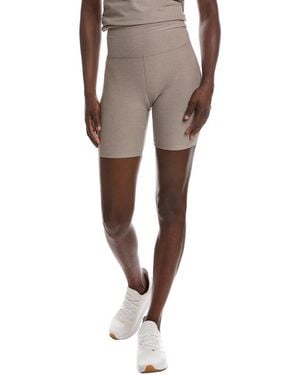 Beyond Yoga High Waisted Biker Short - Natural
