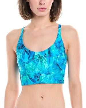Next Connected Meet & Greet Crop Bikini Top - Blue