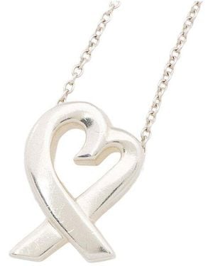 Tiffany & Co. Sterling Silver Paloma Picasso Sterling Silver Loving Heart Necklace (authentic Pre-loved) - White