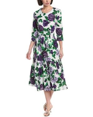 Samantha Sung Melanie Midi Dress - Green