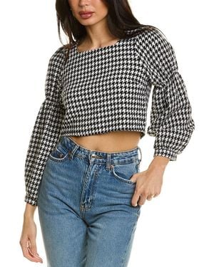 Avantlook Long Sleeve Crop Top - Grey