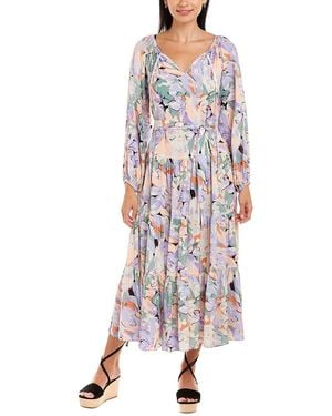 Traffic People Woodstock Maxi Dress - Blue