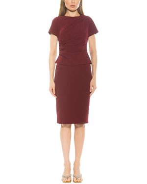Alexia Admor Evan Sheath Dress in Black | Lyst