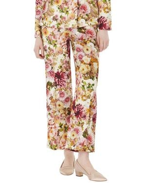 Adam Lippes Sutton Wool & Silk-Blend Pant - Multicolor