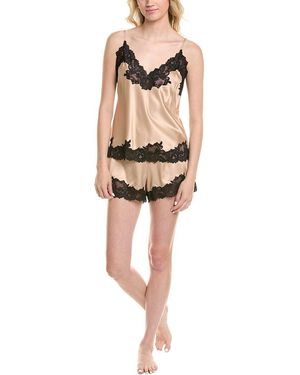 Natori 2pc Peony Glamour Pajama Set - Natural