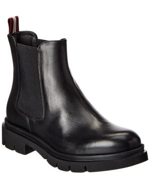 Bally Weyla Leather Bootie - Black