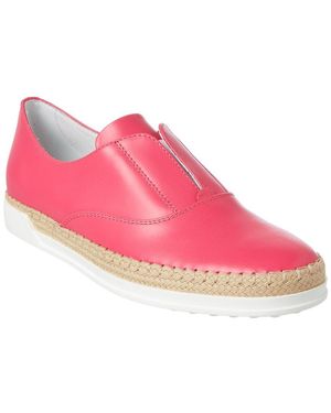 Tod's Leather Slip-On - Pink