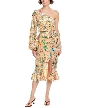 Hemant & Nandita Midi Dress - Metallic