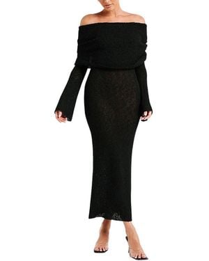 Caifeng Maxi Dress - Black
