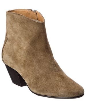 Isabel Marant Dacken Suede Bootie - White
