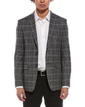 John Varvatos Star U.S.A. Bedford Wool-Blend Jacket - Grey