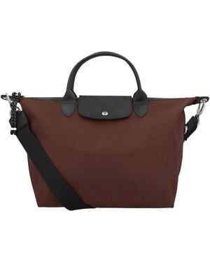 Longchamp Le Pliage Energy Small Nylon & Leather Crossbody - Brown