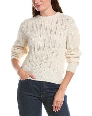 Officine Generale Officine Generale Sanny Alpaca & Wool-Blend Sweater - White