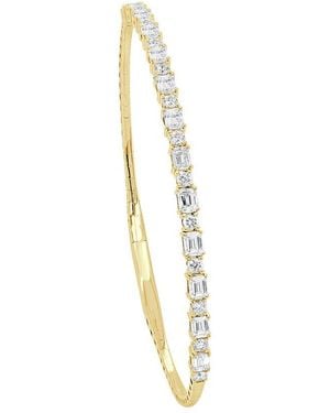 Sabrina Designs 14K 1.90 Ct. Tw. Diamond Flexible Bangle - Metallic