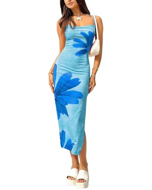 VIBI Midi Dress - Blue