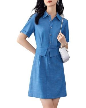 OUNIXUE Dress - Blue