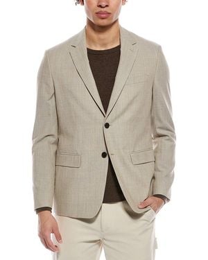Theory Chambers Soft Tailoring Wool-blend Blazer - Natural