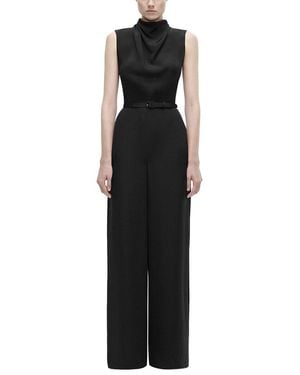 Adam Lippes Parigi Silk Jumpsuit - Black