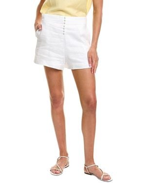 Femme Society Linen Short - White