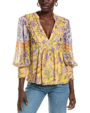 Hemant & Nandita Top - Yellow