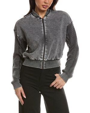 Chaser Brand French Terry Fullerton Zip Up Jacket - Gray