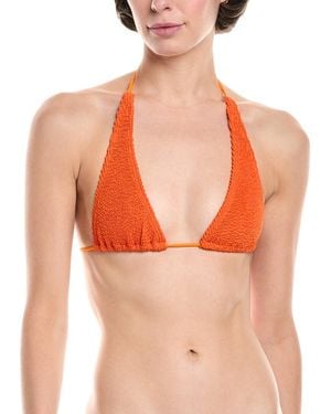 Bondeye Sofie Triangle Bikini Top - Orange