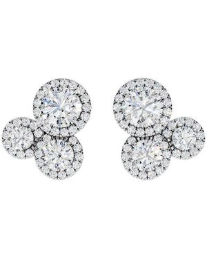 Sabrina Designs Lab Grown Diamonds 14K 2.98 Ct. Tw. Lab-Grown Diamond Fashion Earring - Metallic